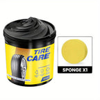 Glossy Black Tire Shine with UV Protection and Water Resistance All Vera Mart