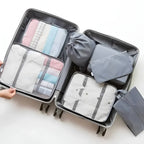 Packing Cubes Set with Mesh Panels and Compression Design, 7-Piece Travel Organizer All Vera Mart