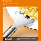 Stainless Steel Corn Kernel Stripper with Serrated Blade and Textured Handle All Vera Mart