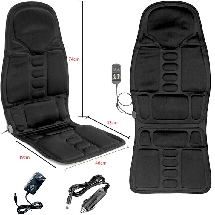 Heated Massage Pad with 8 Kneading Modes and Dual Power for Car or Home All Vera Mart
