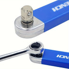 Extension Wrench 15.4 Inch with Chain Drive and Three Socket Adapters, 53 ft-lb All Vera Mart