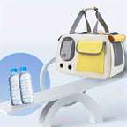Pet Carrier with Dual Top and Side Openings and Mesh Ventilation, Foldable All Vera Mart