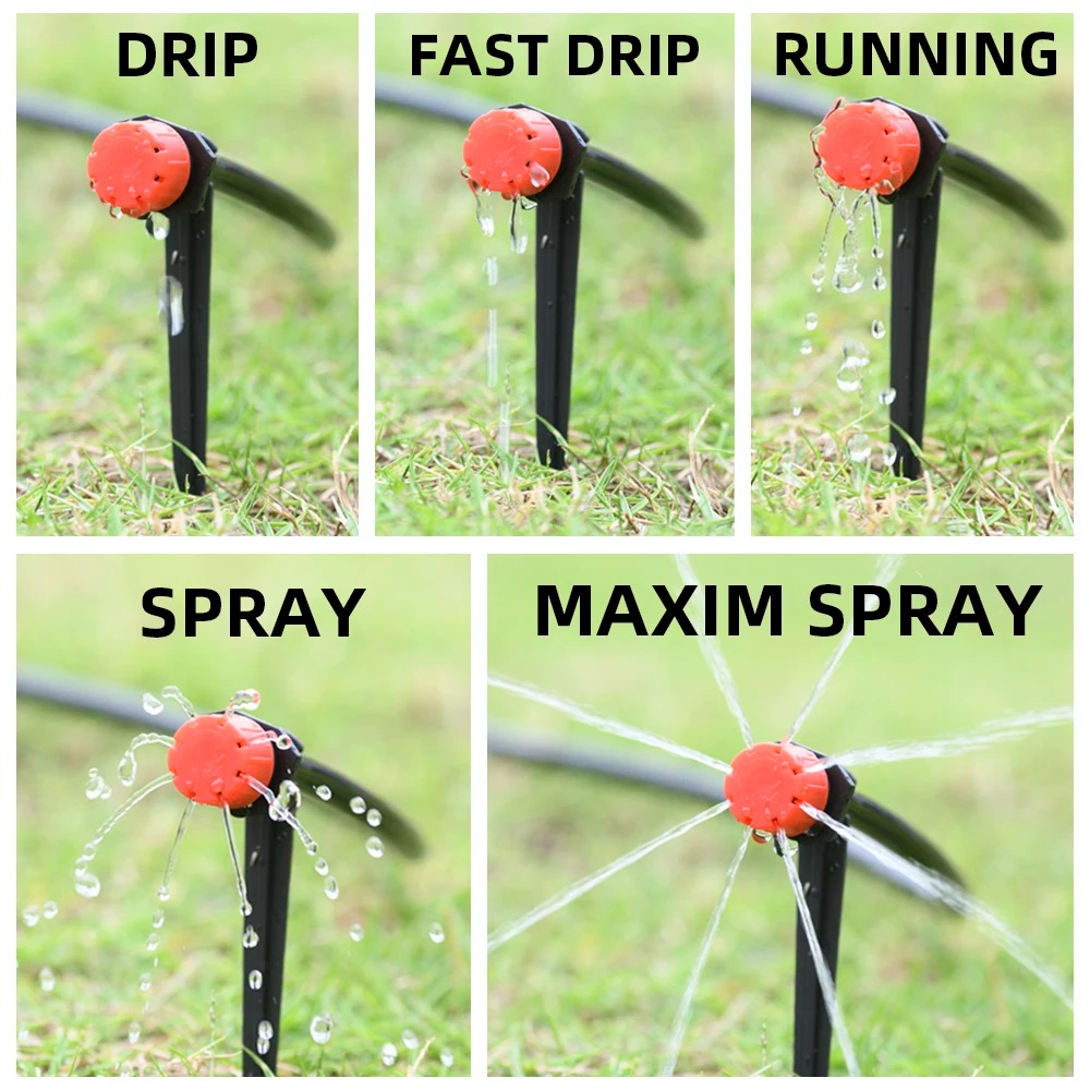 Automatic Drip Irrigation System with Adjustable Timer and Pressure Regulation All Vera Mart