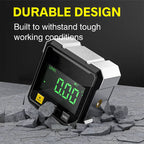 Digital Angle Finder with Magnetic Base and USB Rechargeable Battery All Vera Mart