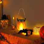 Solar Flame Lantern with Flickering Light Mode and Dusk Sensor, Type C Charging All Vera Mart