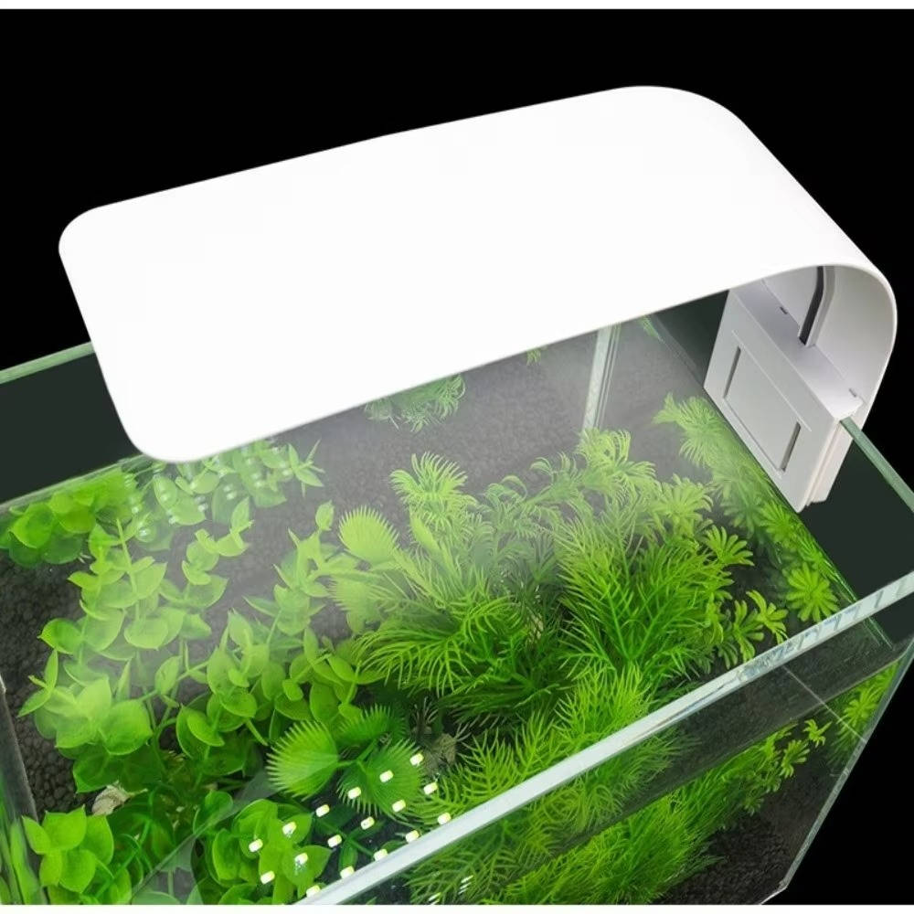 LED Aquarium Light with Clip Mount and Natural Spectrum for Plant Growth All Vera Mart