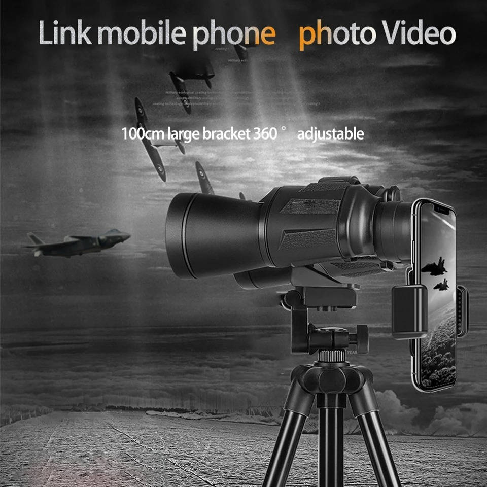 20X Magnification Binoculars with BAK4 Prism and Phone Adapter, IPX4 Waterproof All Vera Mart