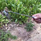 Standing Weed Puller with Four Steel Teeth and Extended Handle All Vera Mart