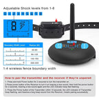 Wireless Dog Containment System with Remote Control and Adjustable Boundaries, 656ft Range All Vera Mart