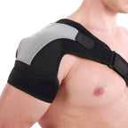 Adjustable Shoulder Compression Brace with Dual Straps and Ice Pack Pocket All Vera Mart