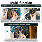 Network Cable Tester with Transmitter Receiver and LED Flashlight All Vera Mart