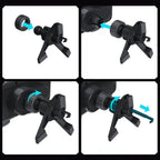 Car Mount Wireless Charger with Motorized Arm and Dual Coil, Air Vent All Vera Mart