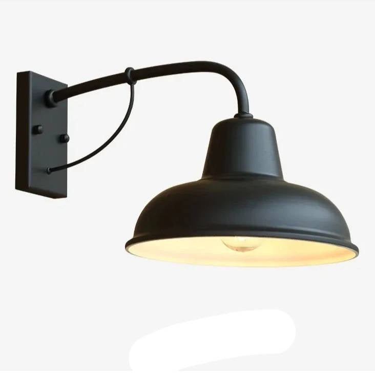 Wall Mount Barn Light with Waterproof Sealed Design and E26/E27 Bulb Compatibility All Vera Mart