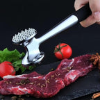 Dual-Surface Meat Tenderizer with 34 Raised Points and Textured Grip All Vera Mart