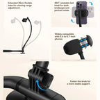 Flexible Neck Phone Holder with 14-Inch Aluminum Tube and 360-Degree Ball Joint All Vera Mart