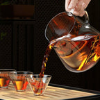 Borosilicate Glass Teapot with Mesh Infuser and Drip-Free Spout, 45.6oz All Vera Mart