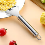 Stainless Steel Corn Kernel Stripper with Serrated Blade and Textured Handle All Vera Mart