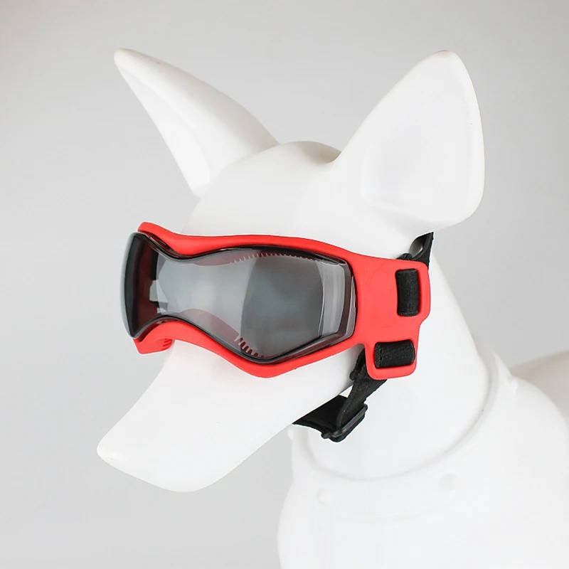 Pet Eye Protection Goggles with Wraparound Lens and Adjustable Straps for Small Dogs All Vera Mart