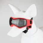 Pet Eye Protection Goggles with Wraparound Lens and Adjustable Straps for Small Dogs All Vera Mart