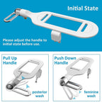 Bidet Attachment with Dual Retractable Nozzles and Adjustable Water Flow All Vera Mart