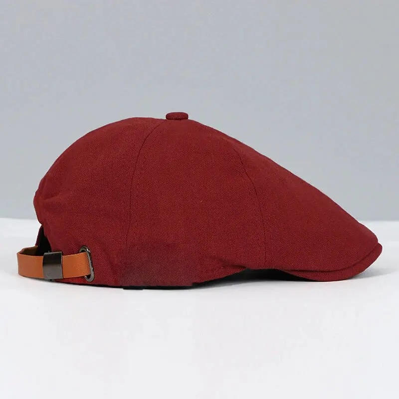 Flat Cap with Adjustable Elastic Band and Moisture Wicking Interior, Unisex All Vera Mart