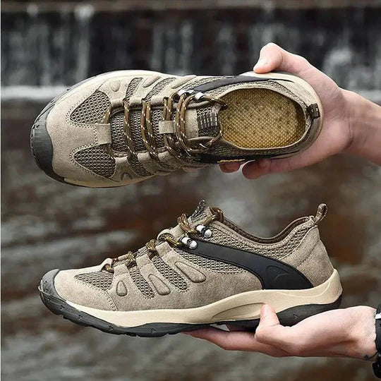 Women's Hiking Shoes with Waterproof Outer Layer and Cushioned Midsole, Breathable Tread All Vera Mart