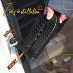 Aluminum Alloy Roof Rack Step with Rotatable Hook and Textured Grip, Window Breaker All Vera Mart