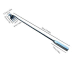 Crescent Head Weeding Tool with Four Teeth and Ergonomic Long Handle All Vera Mart