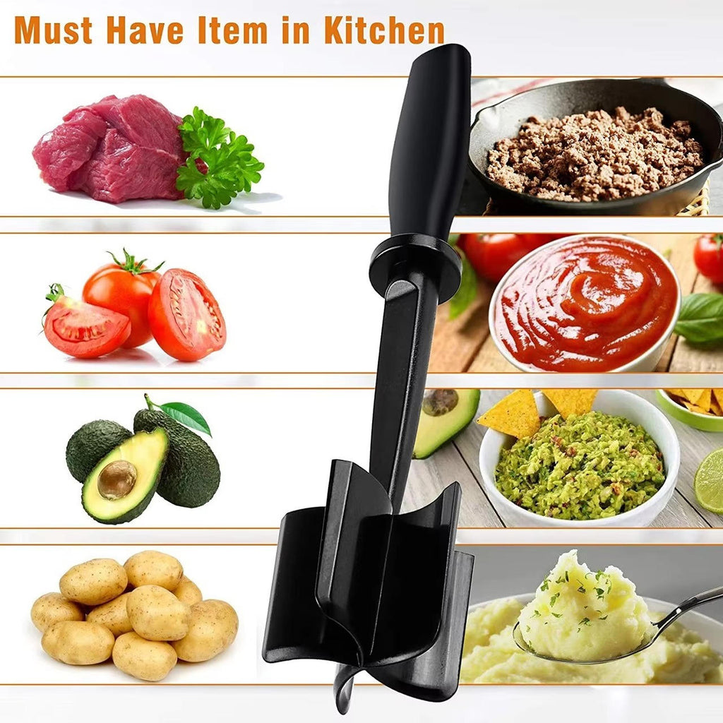Ground Meat Chopper with Five Nylon Blades and Heat Resistance All Vera Mart