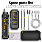 Network Cable Tester with Transmitter Receiver and LED Flashlight All Vera Mart
