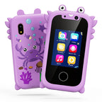 Touchscreen Learning Phone with Dual Camera and Built-in Games for Kids All Vera Mart