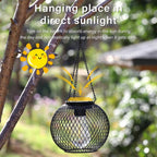 Solar Hanging Lantern with Automatic Light Sensing and 14-Hour Runtime for Outdoor Spaces All Vera Mart