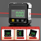 Digital Angle Finder with Magnetic Base and USB Rechargeable Battery All Vera Mart