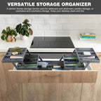 Foldable Drawer Organizer with Multiple Compartments and Vertical Storage All Vera Mart