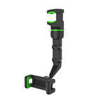 Rearview Mirror Phone Mount with 360 Degree Rotation and One Hand Release All Vera Mart