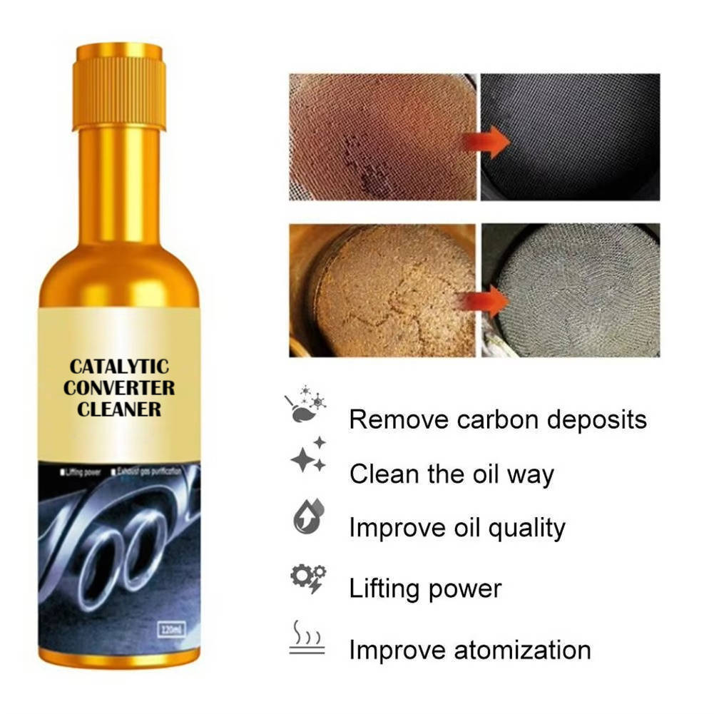 Engine Fuel System Cleaner with Catalytic Converter Treatment and Carbon Deposit Removal All Vera Mart