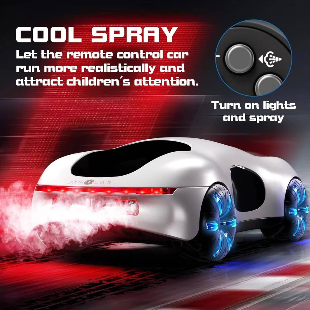 Gesture Control RC Car with Wrist Remote and Drift Tires, LED Lights All Vera Mart