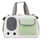 Pet Carrier with Dual Top and Side Openings and Mesh Ventilation, Foldable All Vera Mart