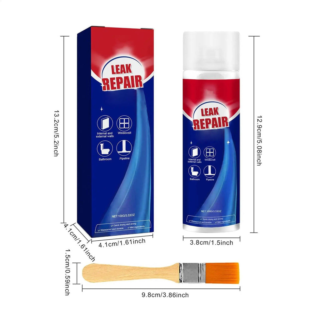 Waterproof Sealant Spray with Self Healing Technology and Instant Bonding, 2 Pack All Vera Mart