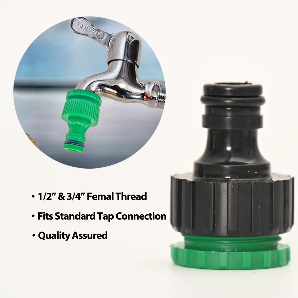 Automatic Drip Irrigation System with Adjustable Timer and Pressure Regulation All Vera Mart