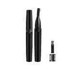 Electric Eyebrow Trimmer with Dual Cutting Heads and 20-Degree Rotation, Cordless Battery Powered All Vera Mart