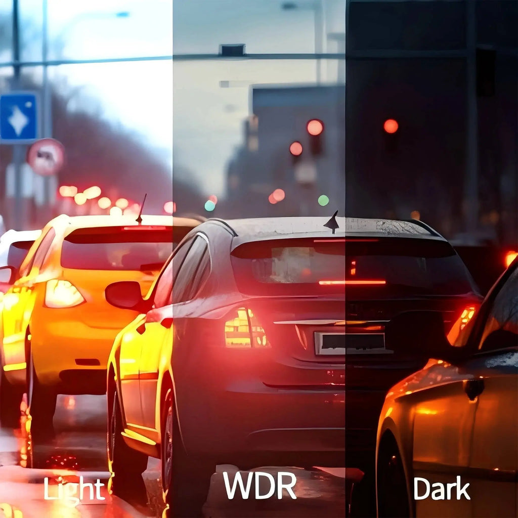 Dash Cam with Four-Camera Surround and Night Vision, WiFi App Control All Vera Mart