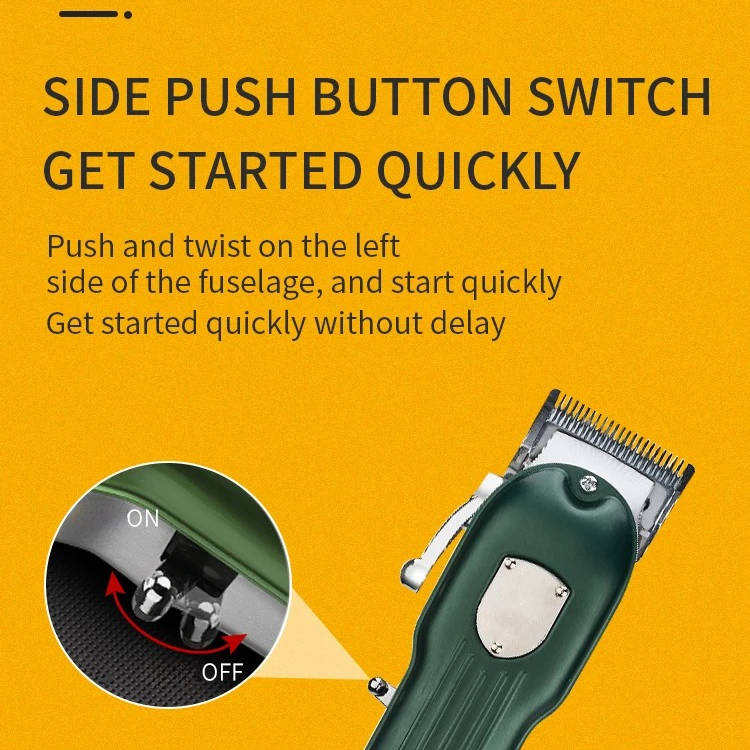 Rechargeable Pet Grooming Clipper with Carbon Steel Blades and LCD Battery Display All Vera Mart