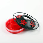 Hummingbird Feeder 16oz Glass with Bee Guard Ports and Ant Moat All Vera Mart