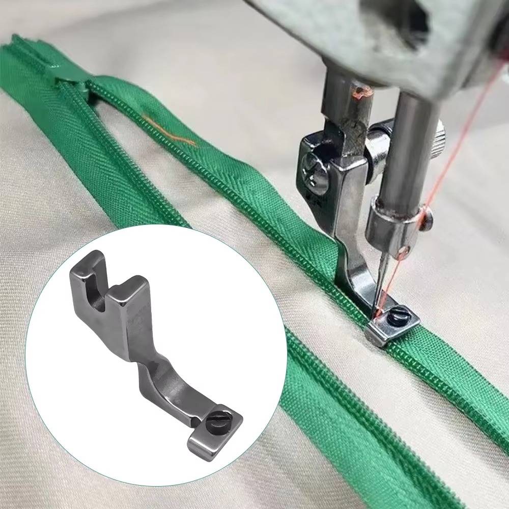 Adjustable Presser Foot for Hidden Zippers with Screw Width Control All Vera Mart