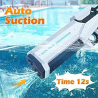 Motorized Water Gun with 500mAh Battery and 8-10 Meter Range, 300ml Tank All Vera Mart