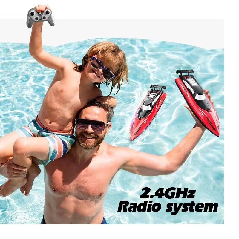 High Speed RC Boat with Twin Motors and 50 Meter Wireless Range for Kids All Vera Mart