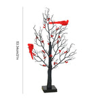 Battery Powered Decorative Tree with Copper Wire Lights and Cardinal Accents All Vera Mart