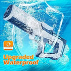 Motorized Water Gun with 500mAh Battery and 8-10 Meter Range, 300ml Tank All Vera Mart