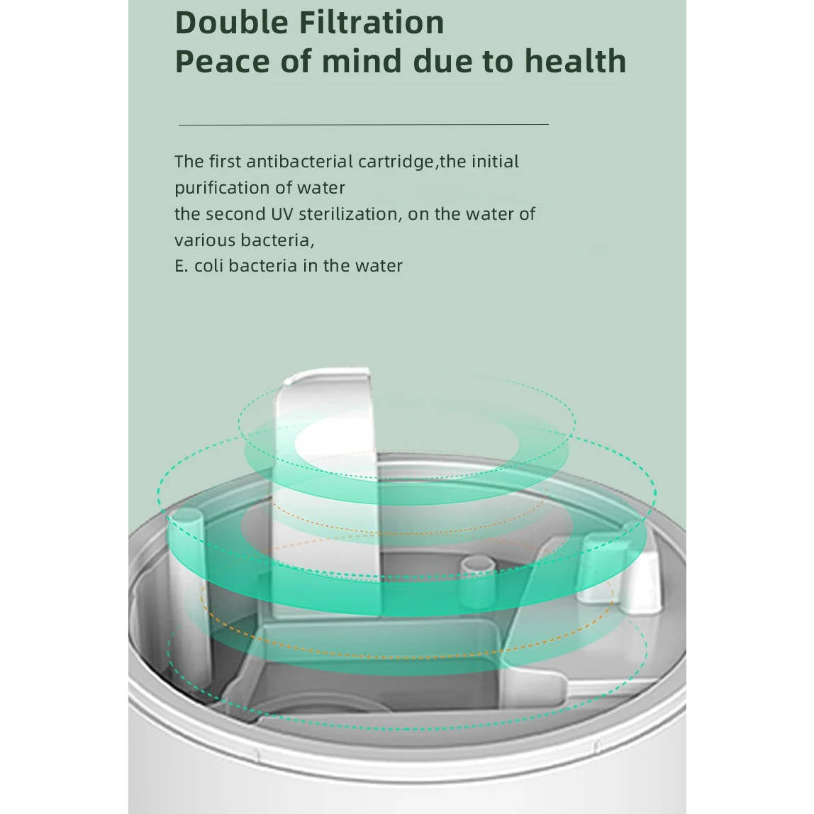 Compact Ultrasonic Humidifier with UV Filtration and Adjustable Mist, 27oz Tank All Vera Mart